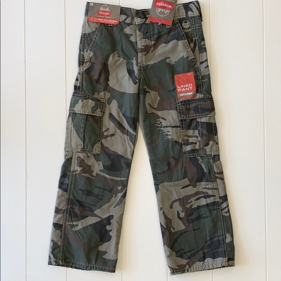 Wrangler Boy's Camouflage Pants (NEW) - Picture 1 of 8